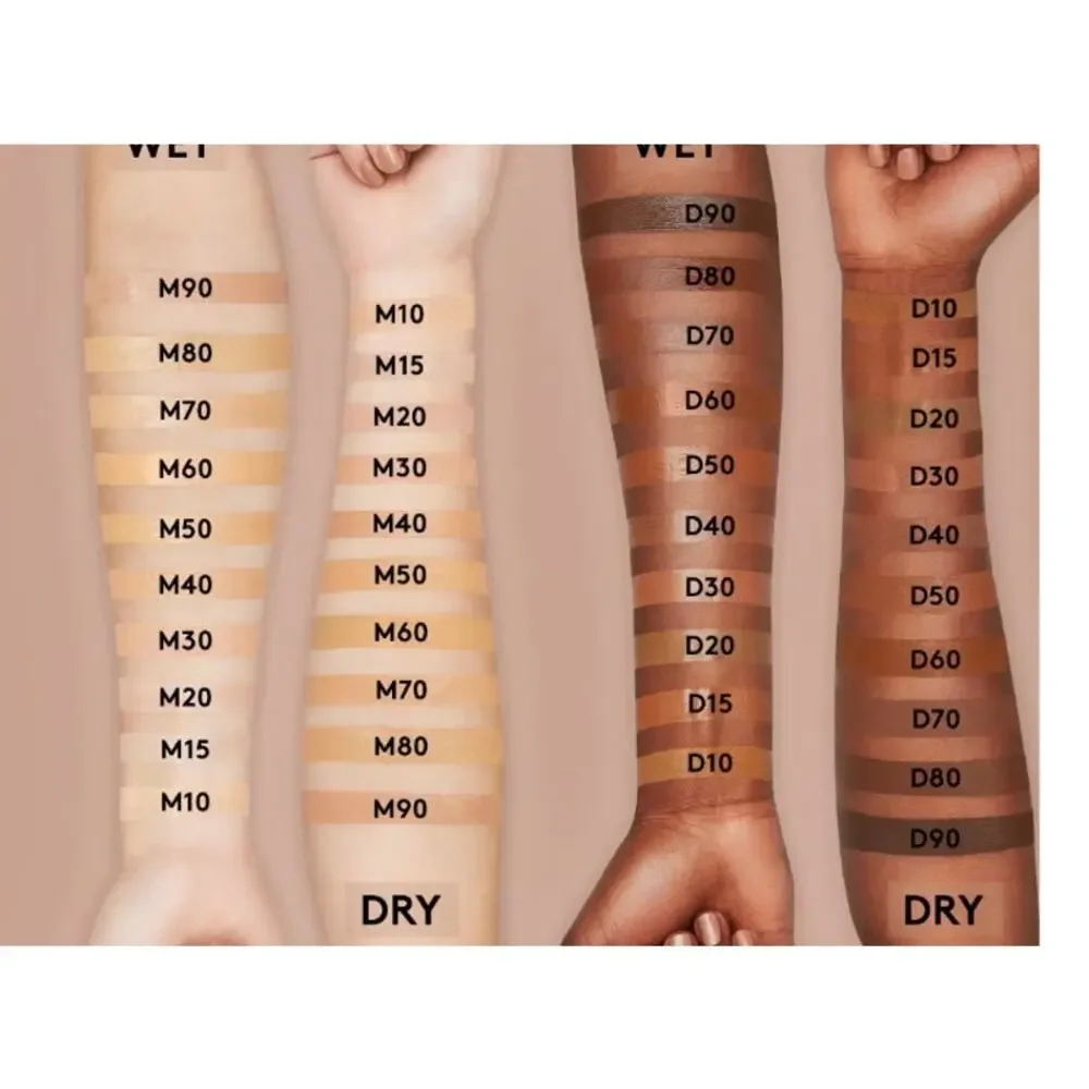 NIB COVERGIRL TruBlend Matte Made Liquid Foundation D90 Espresso 1 fl oz 12HR